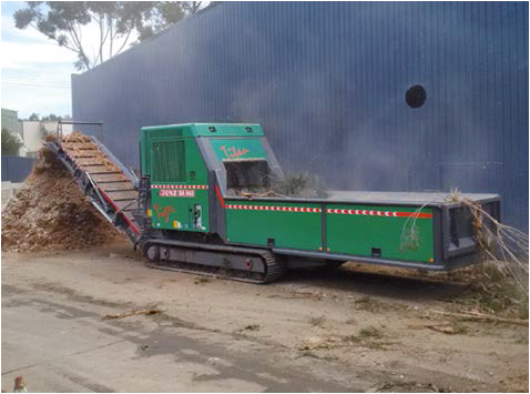 JENZ is delivering biomass processor event to Australia