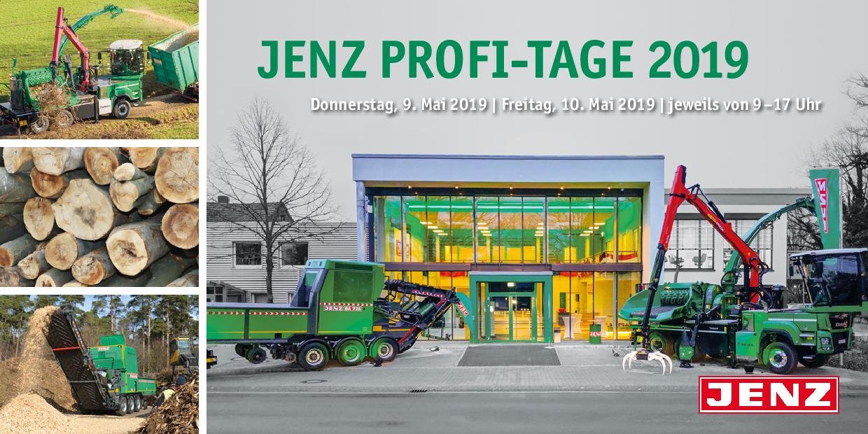 Einladung zu den "JENZ Profi-Tagen"